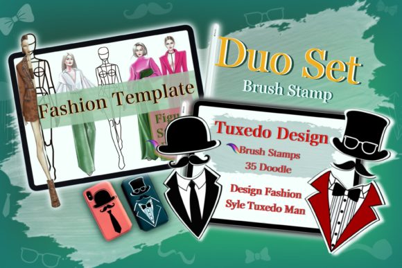 Elevate Fashion Design with Tuxedo Brushes