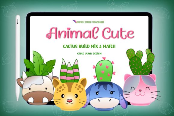 Elevating Digital Craftsmanship: The Strategic Value of the Procreate Build DIY Cactus Animal Cute Brush Set