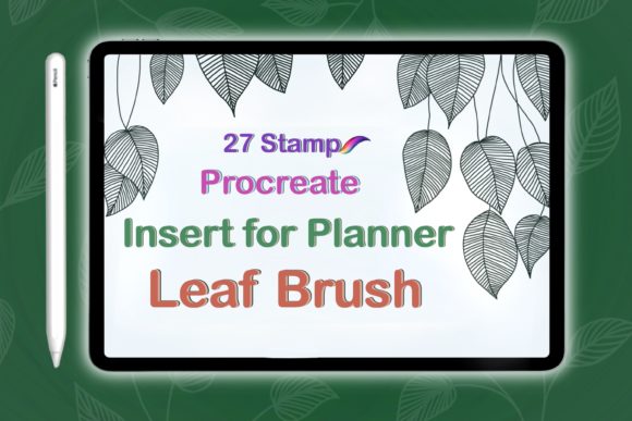 Enhancing Your Digital Art with Leaf Brush Stamps for Planners and Bujo
