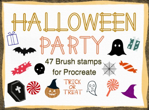 Integrating Halloween Party Brush Stamps Procreate into Your Seasonal Creative Workflow