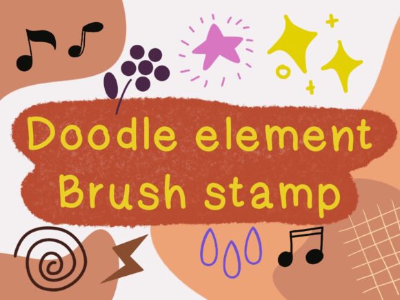 Integrating the 52 Doodle Element Brush for Procreate into Professional Creative Workflows