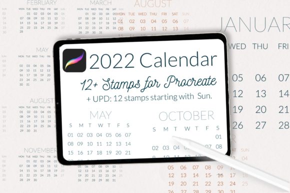 Mastering Digital Planning with the Calendar 2022 Grid for Procreate