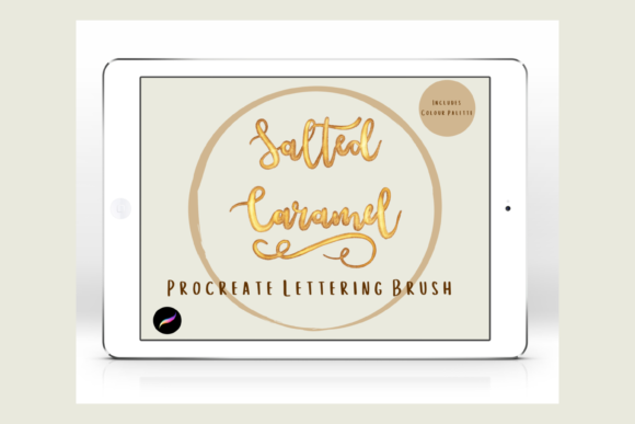 Mastering Sweet Typography with the Caramel Procreate Lettering Brush Swatch