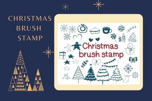 Mastering Your Holiday Art with the Christmas Doodle Brush Stamp Procreate Collection