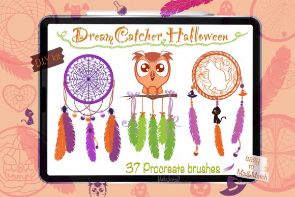 Strategic Design Planning with the Procreate Brush Halloween DreamCatcher Collection