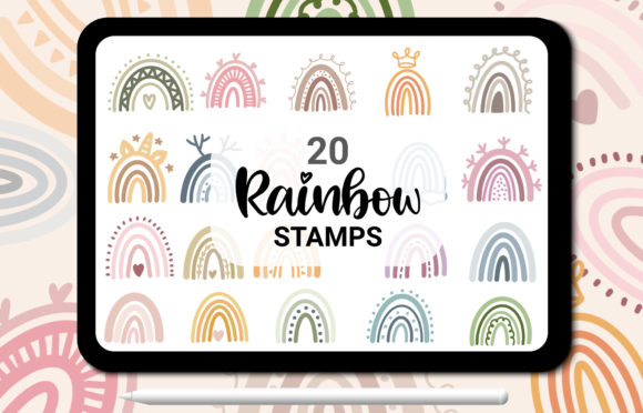 Unlock Vibrant Creativity with Brush Stamp Procreate - Rainbow