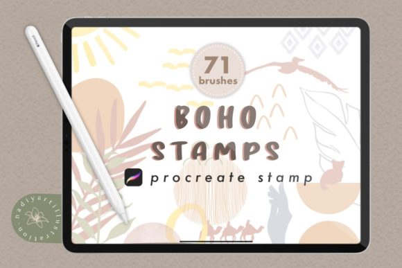 Unlocking Creative Flow: A Guide to Boho Procreate Stamp Brushes and Hand-Drawn Digital Assets