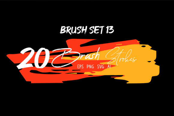 Unlocking Creative Potential with Grungy Brush, Watercolor Brush Set 13
