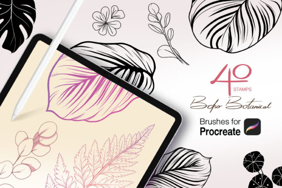 Unlocking Creative Potential with Procreate Stamps BohoBotanical for Modern Design